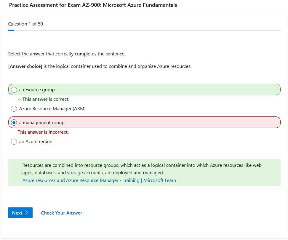 certification practice exam answers