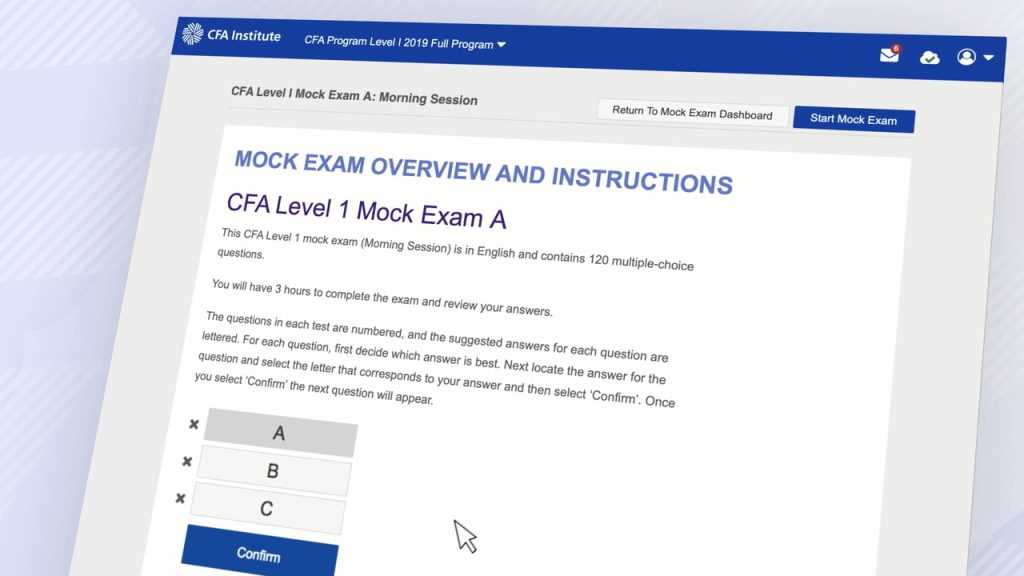 cfai mock exams