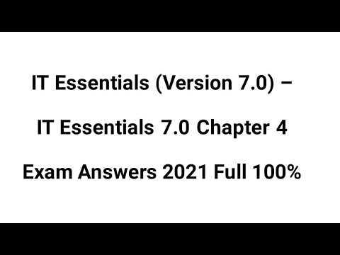 chapter 4 exam answers