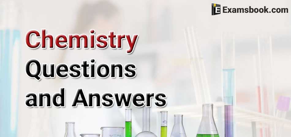 chemistry exam questions and answers