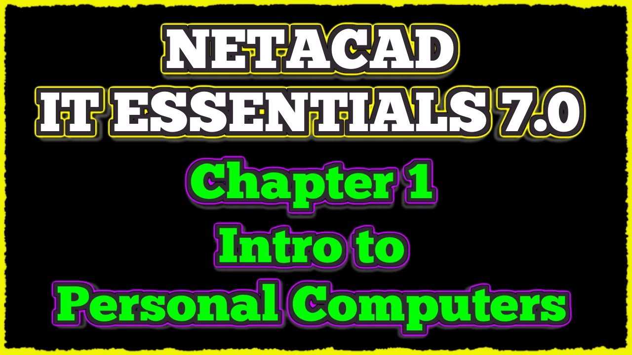 cisco netacad chapter 1 exam answers