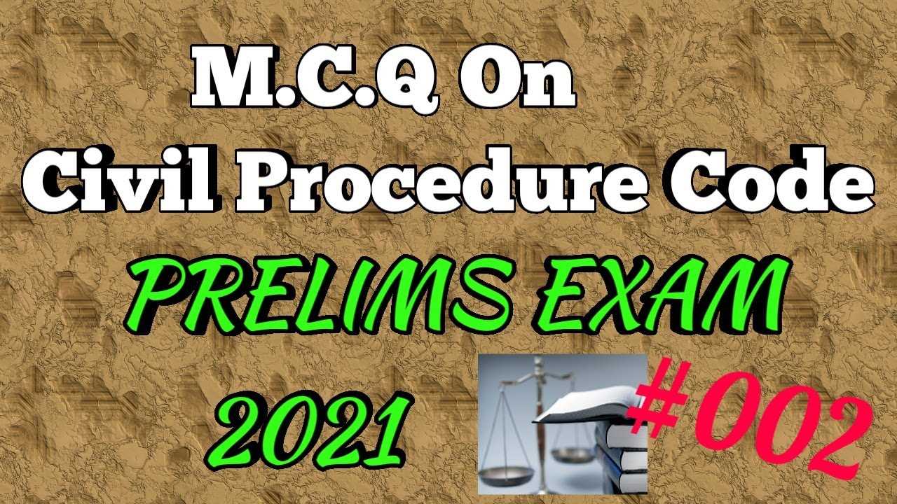 civil procedure exam model answer