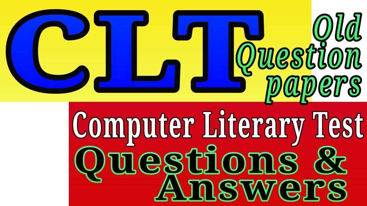 clt computer exam questions and answers