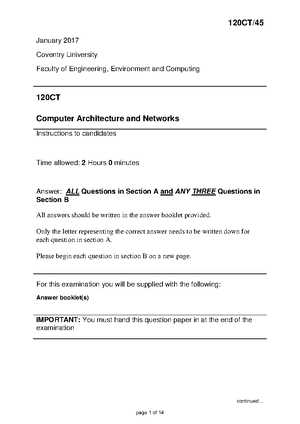 computer architecture exam questions and answers