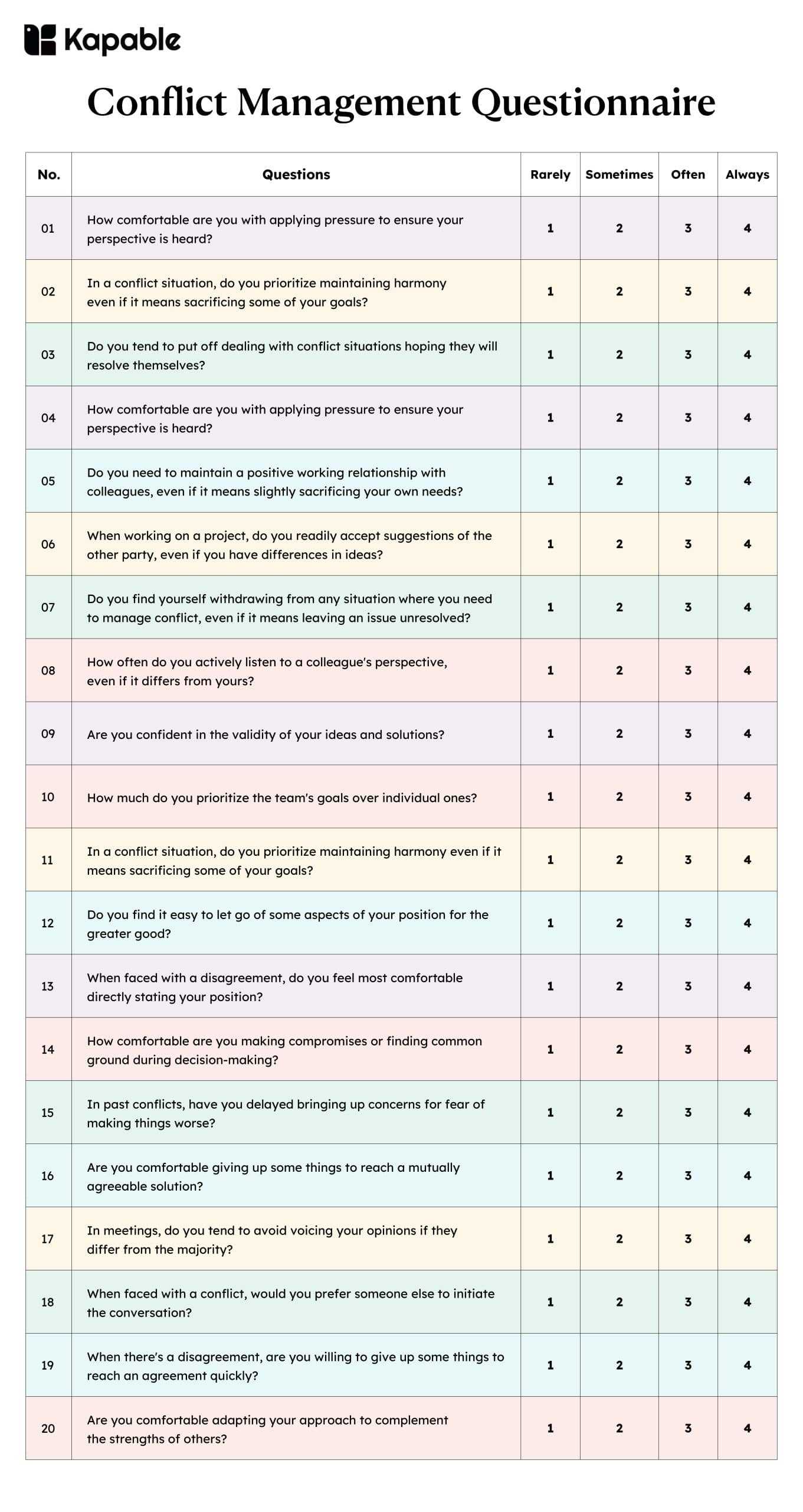 conflict resolution exam answers