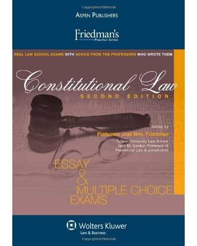 constitutional law exam answers