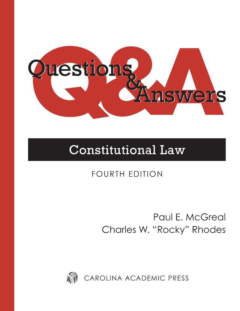 constitutional law exams and answers