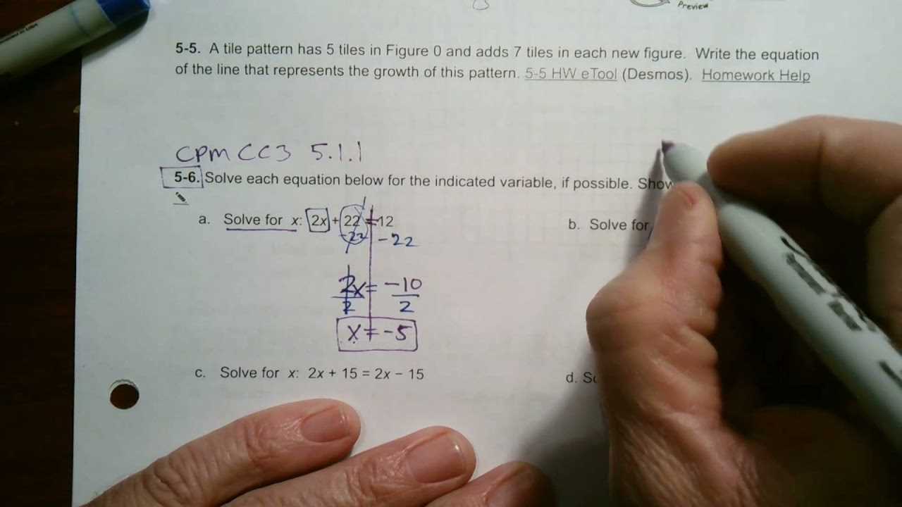 core connections algebra 1 chapter 5 answers