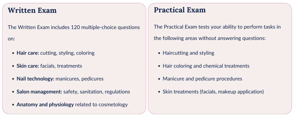 cosmetology practice exams free