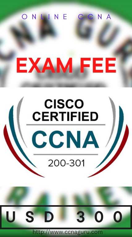 cost for ccna exam