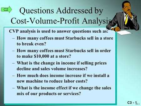 cost volume profit analysis exam questions and answers