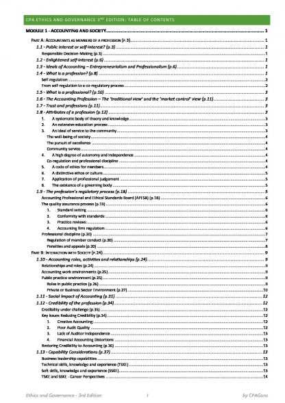 cpa ethics exam answer key