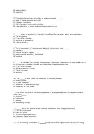 cpa ethics exam questions and answers