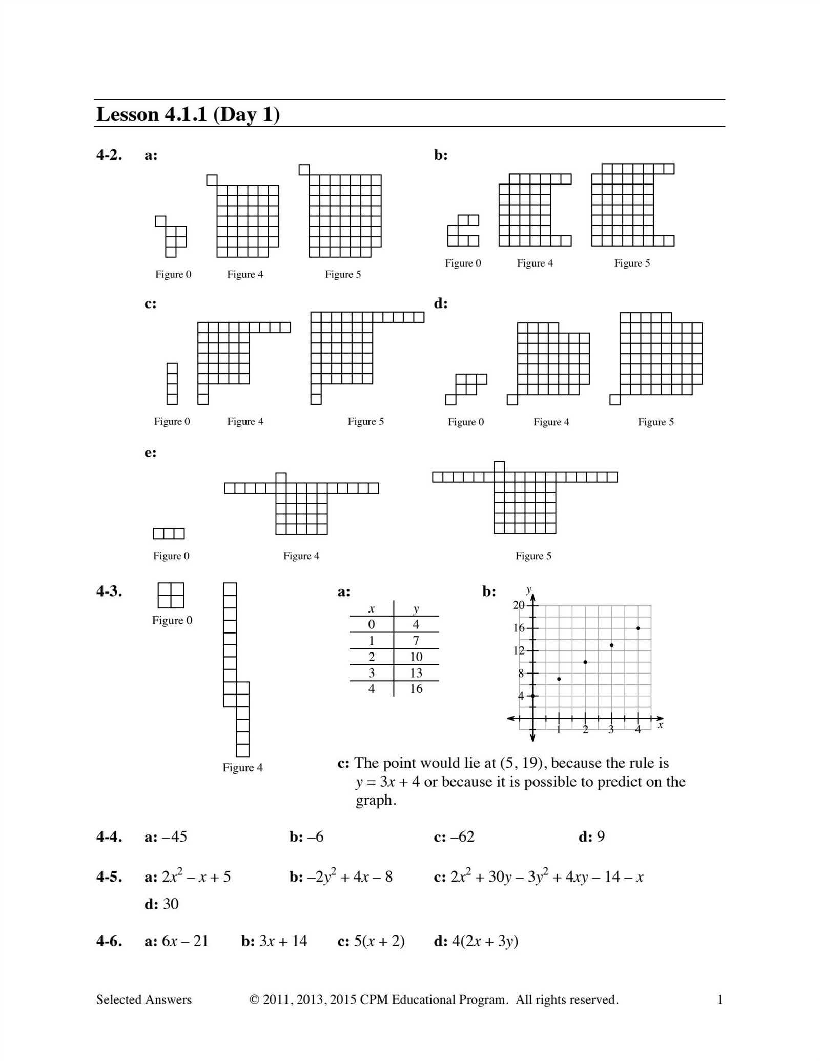 cpm geometry connections answers