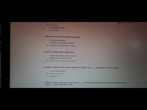 defensive driving exam answers texas