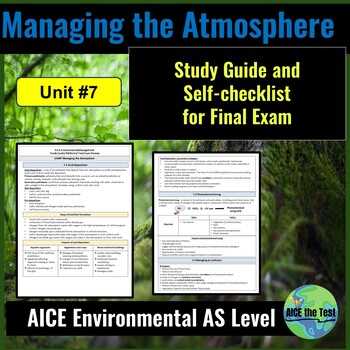 earth and environmental science final exam study guide answers