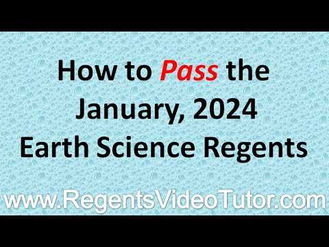 earth science regents january 2025 answers