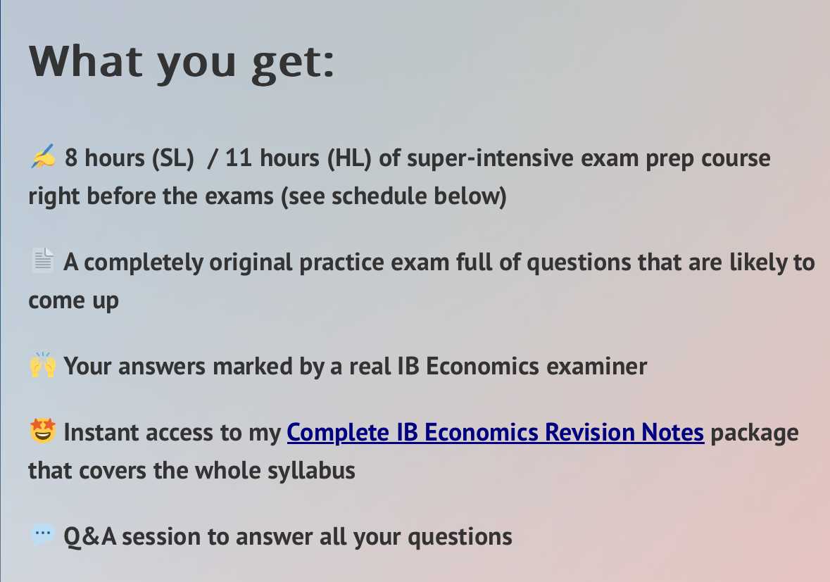 econ exam answers