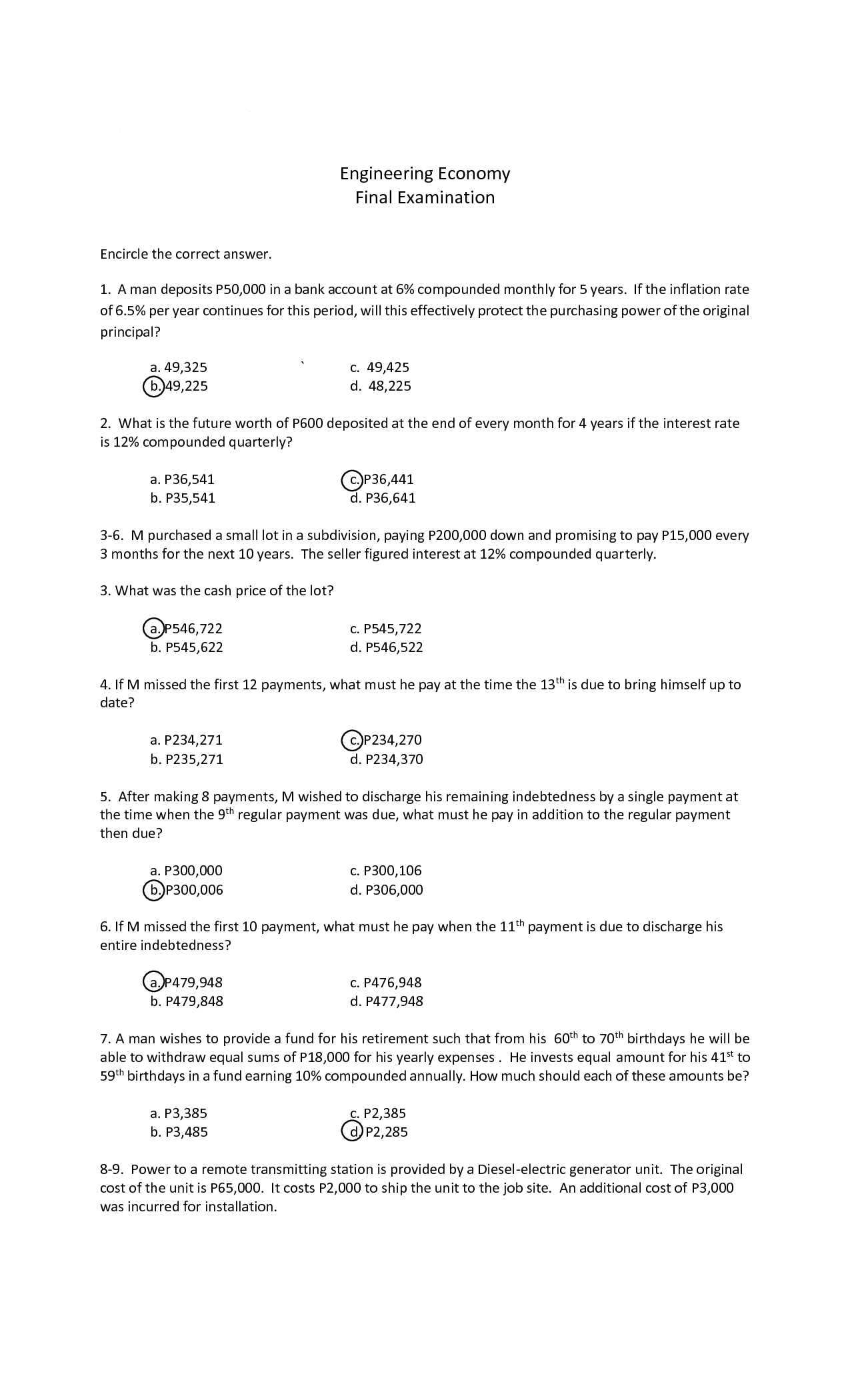 economics midterm exam answers