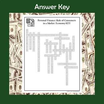 economy crossword puzzle answers