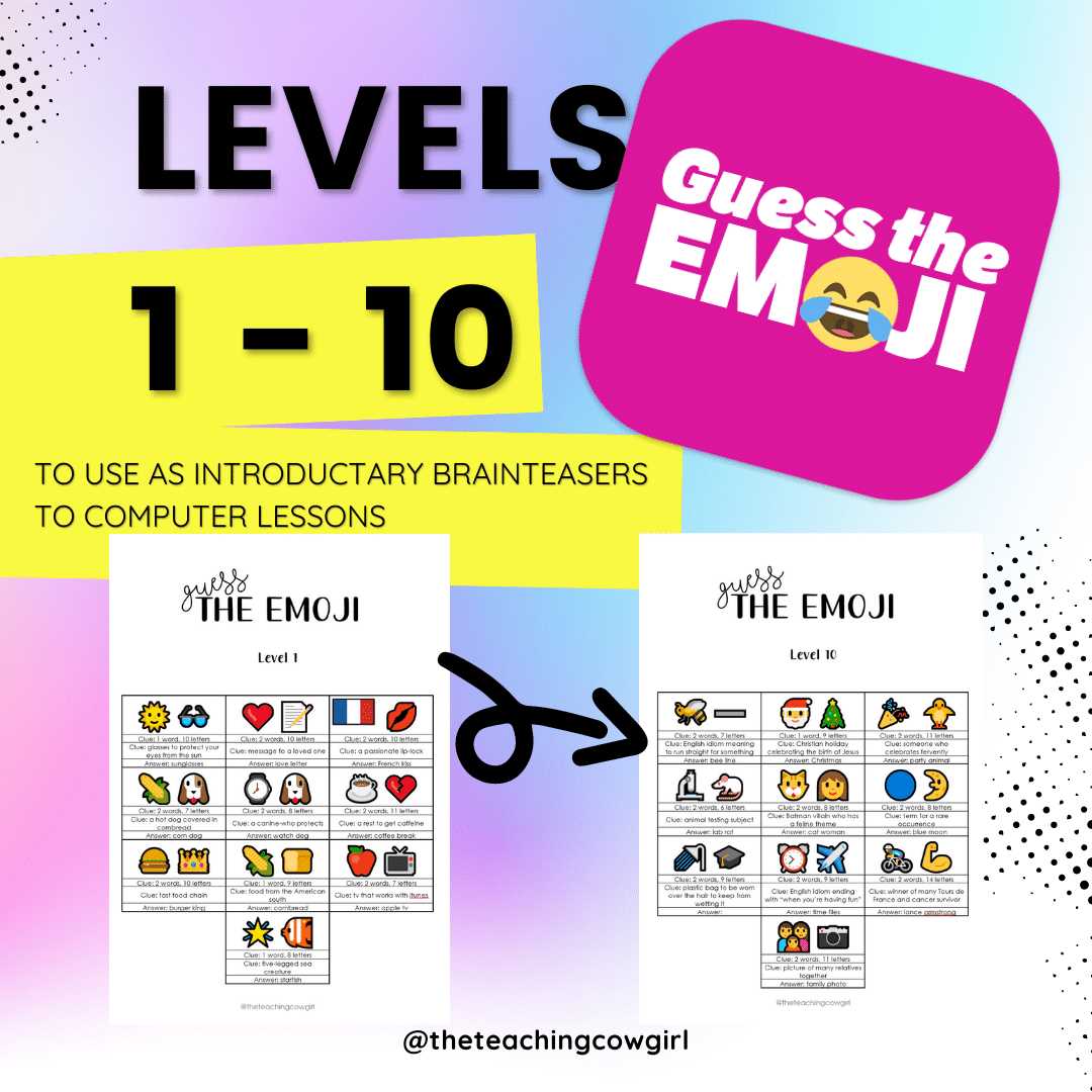 emoji game answers level 3