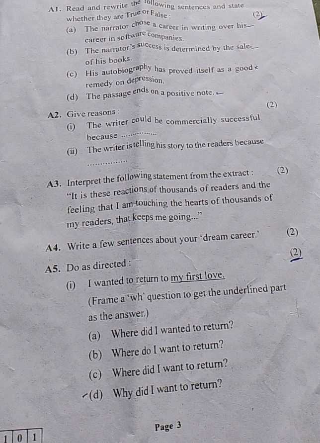 english 101 final exam answers