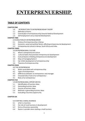 entrepreneurship exam questions and answers