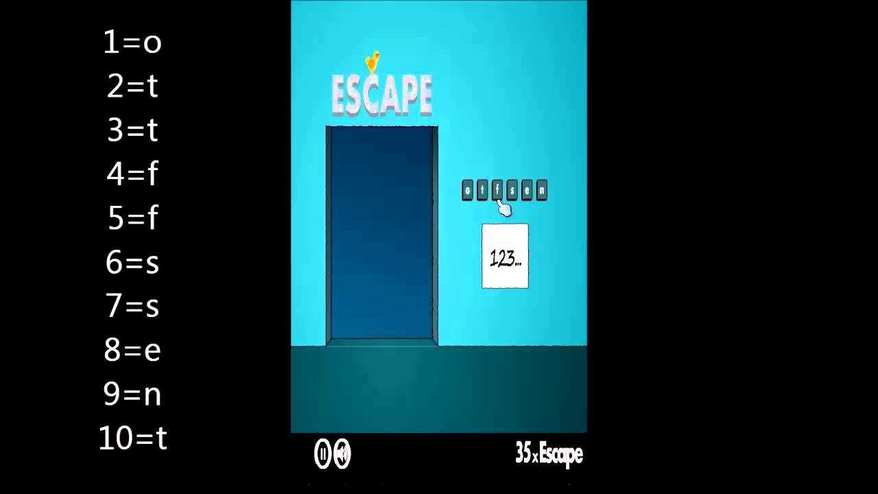 escape room level 35 answer