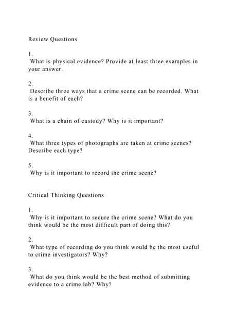 evidence exam model answer