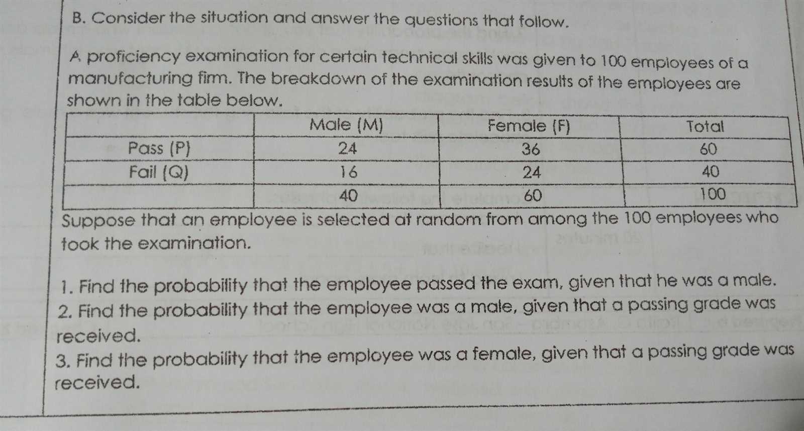 f 60 exam questions and answers