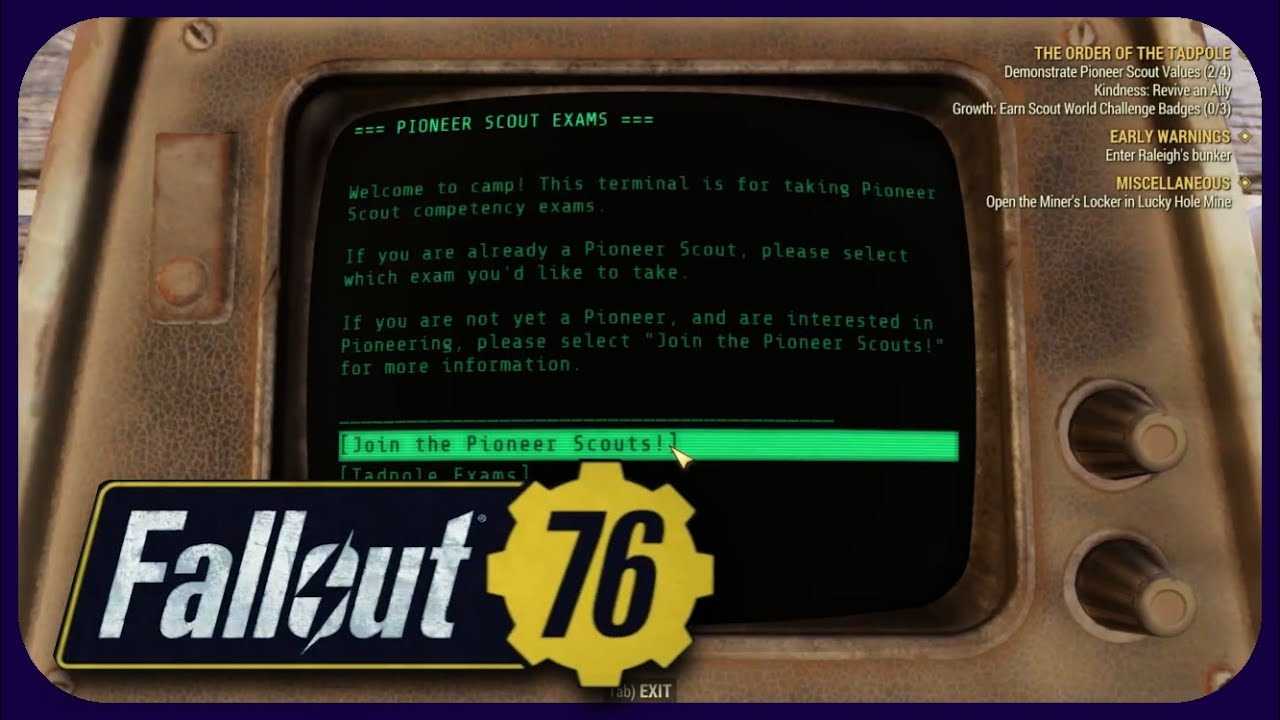 fallout 76 possum archaeologist exam answers