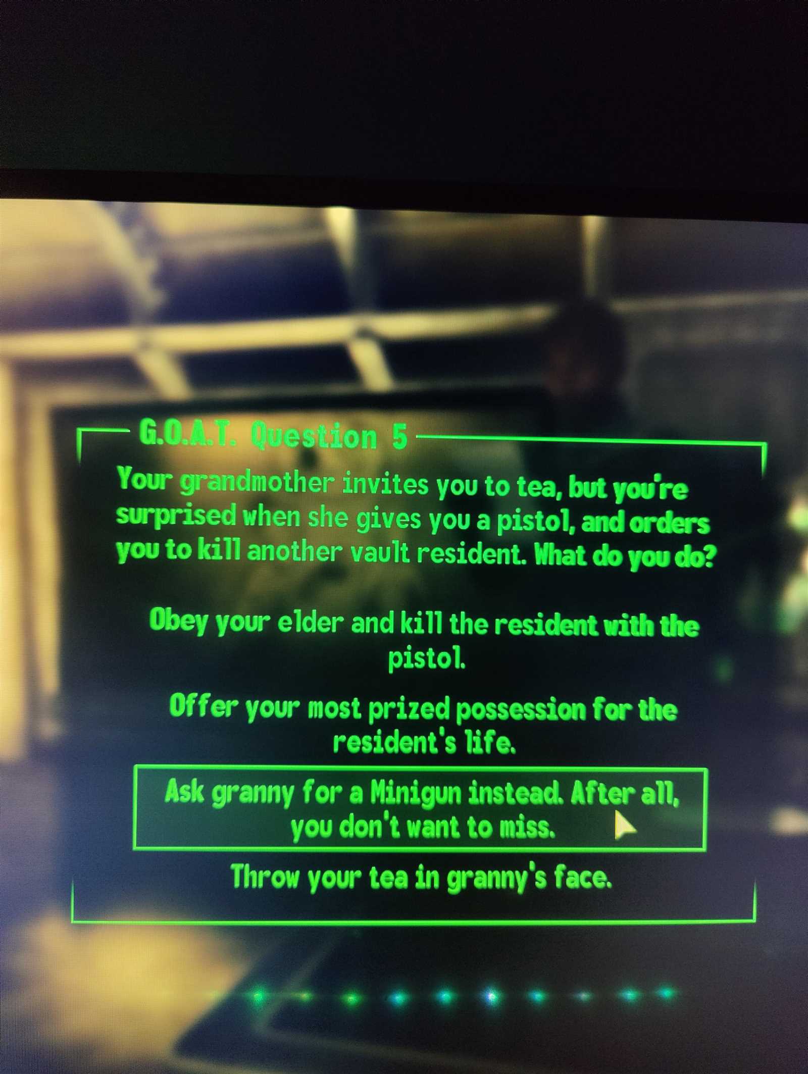 fallout 76 possum collector exam answers