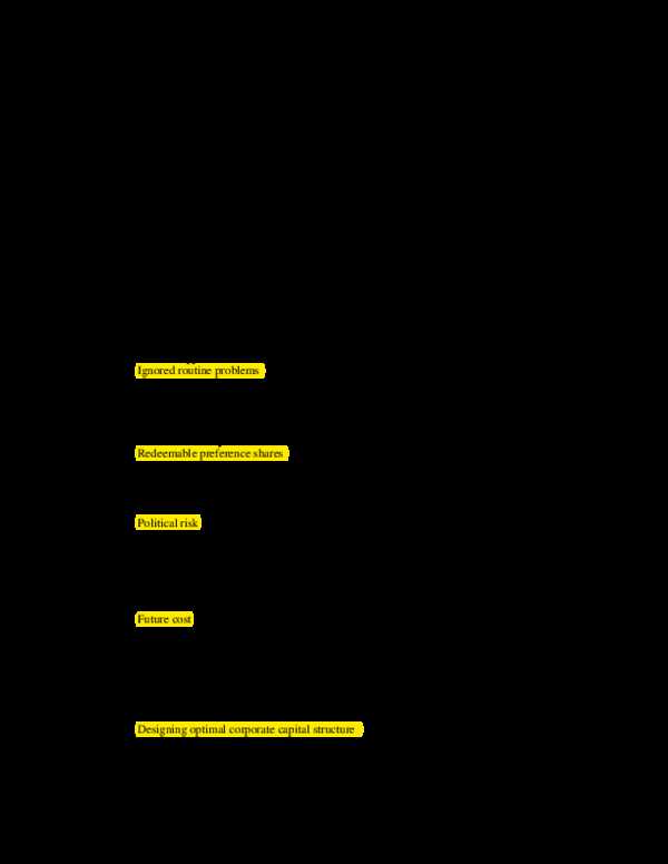 financial management exam 1 questions and answers