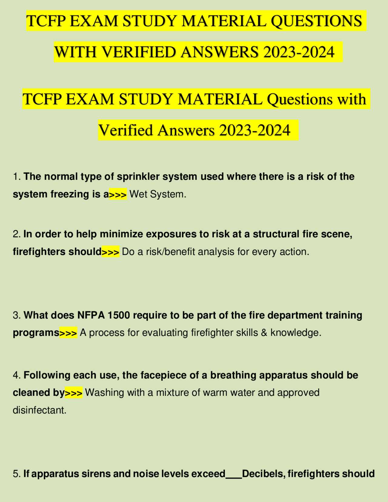 fire breathers training exam answers