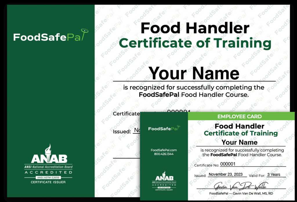 food handler test answers california