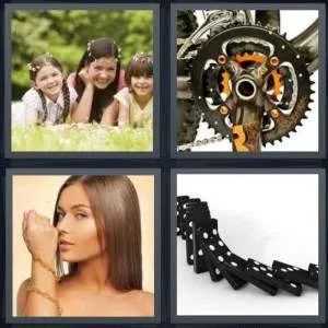 four pics one word 5 letters answers