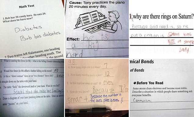 funny answers in exam