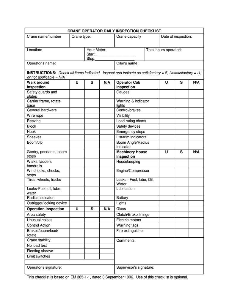 general crane safety final exam answers