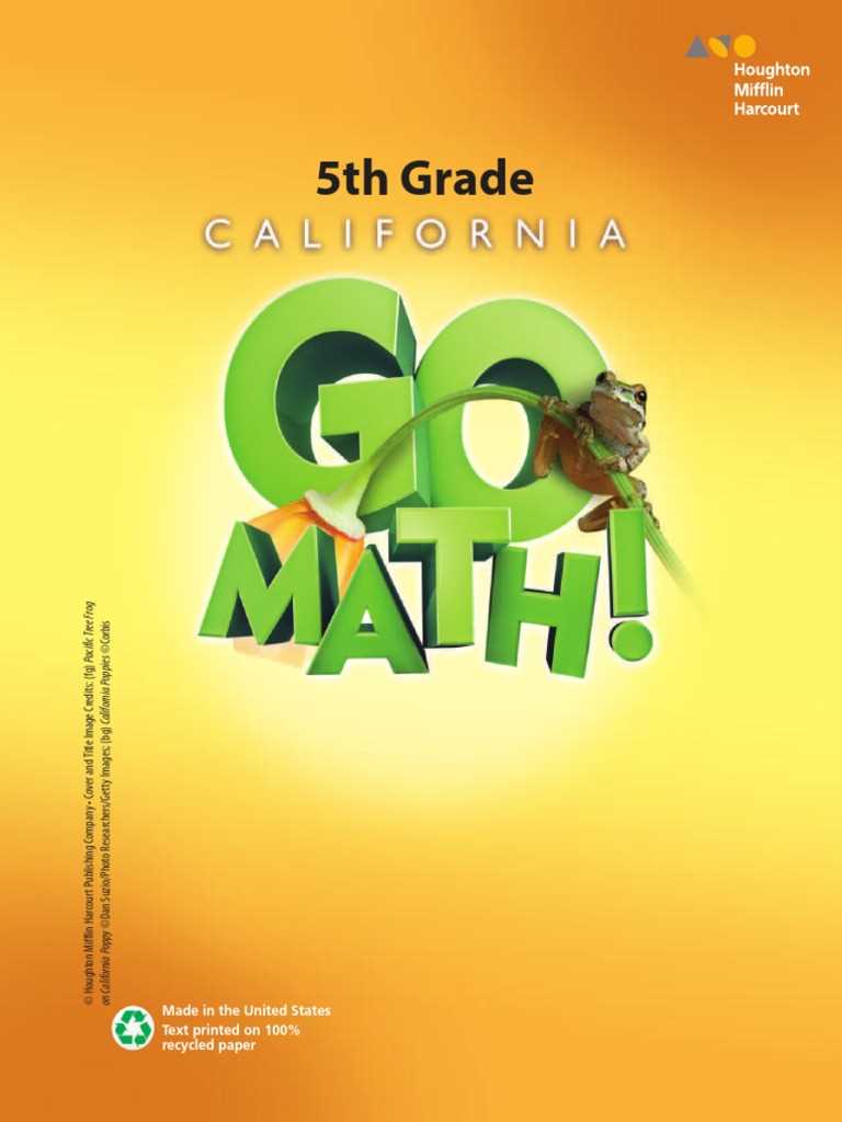 go math 5th grade homework book answers