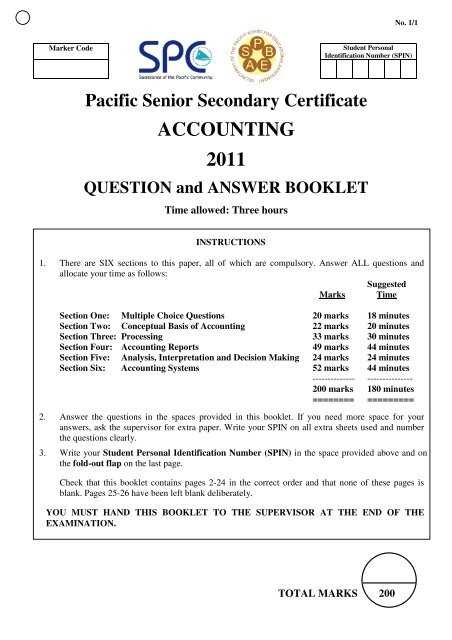 government accounting exam past papers and answers