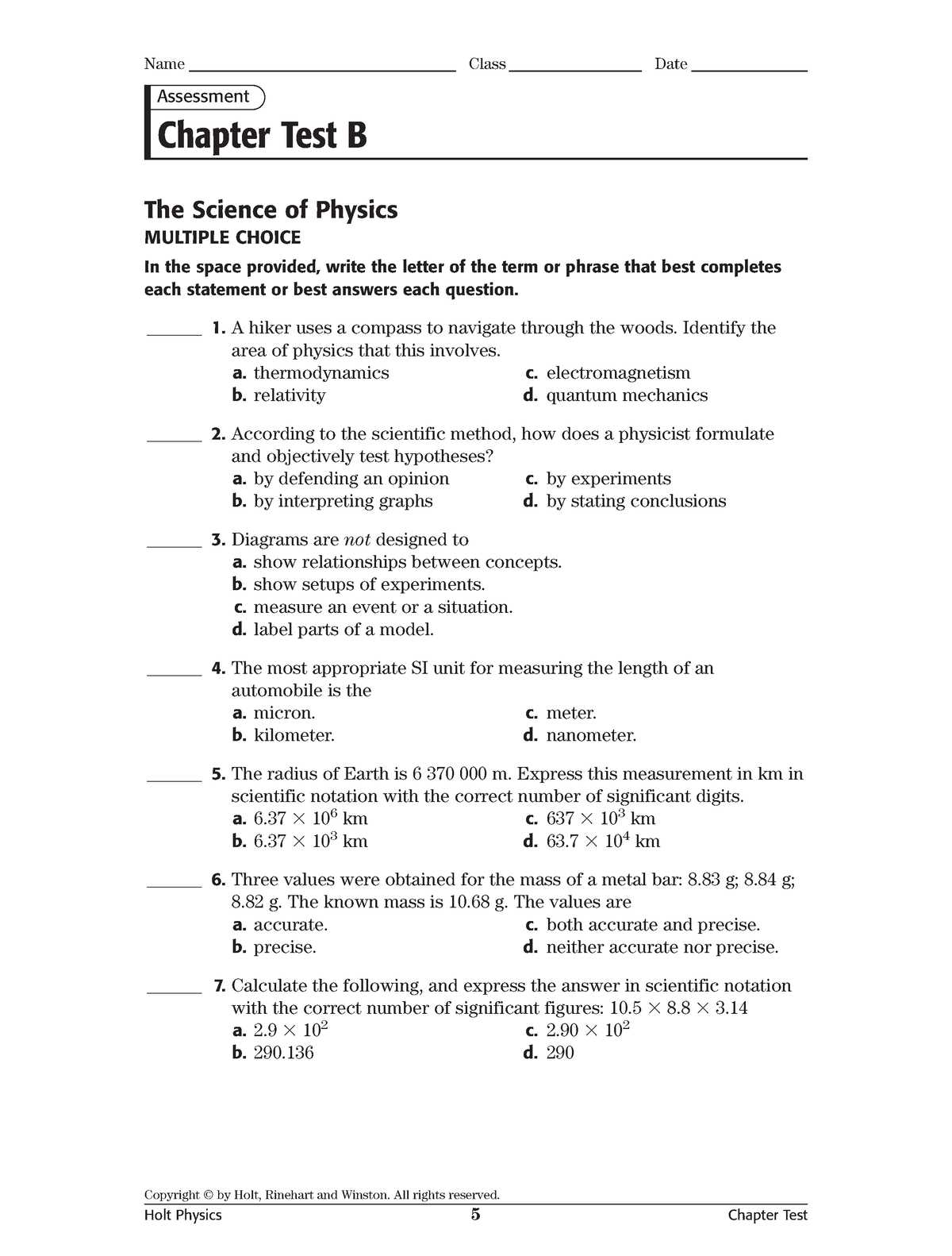 holt physics textbook answers