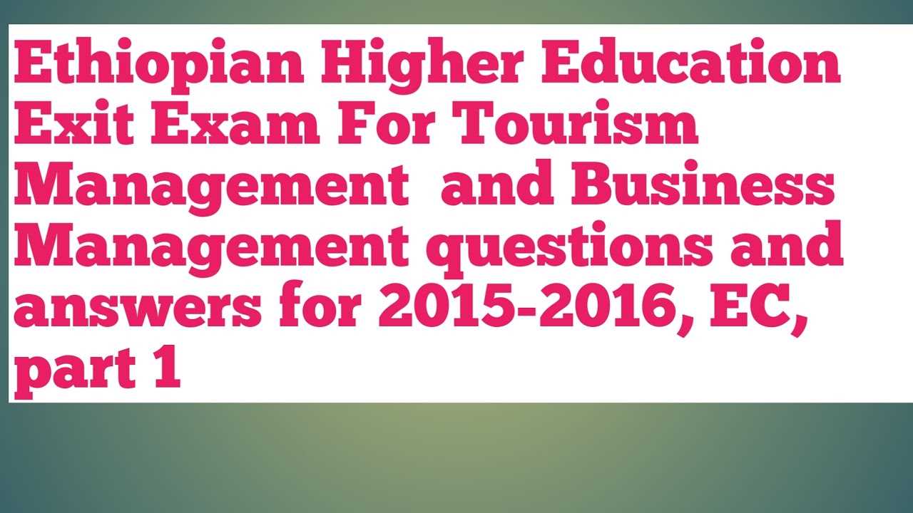 hotel management exam questions and answers