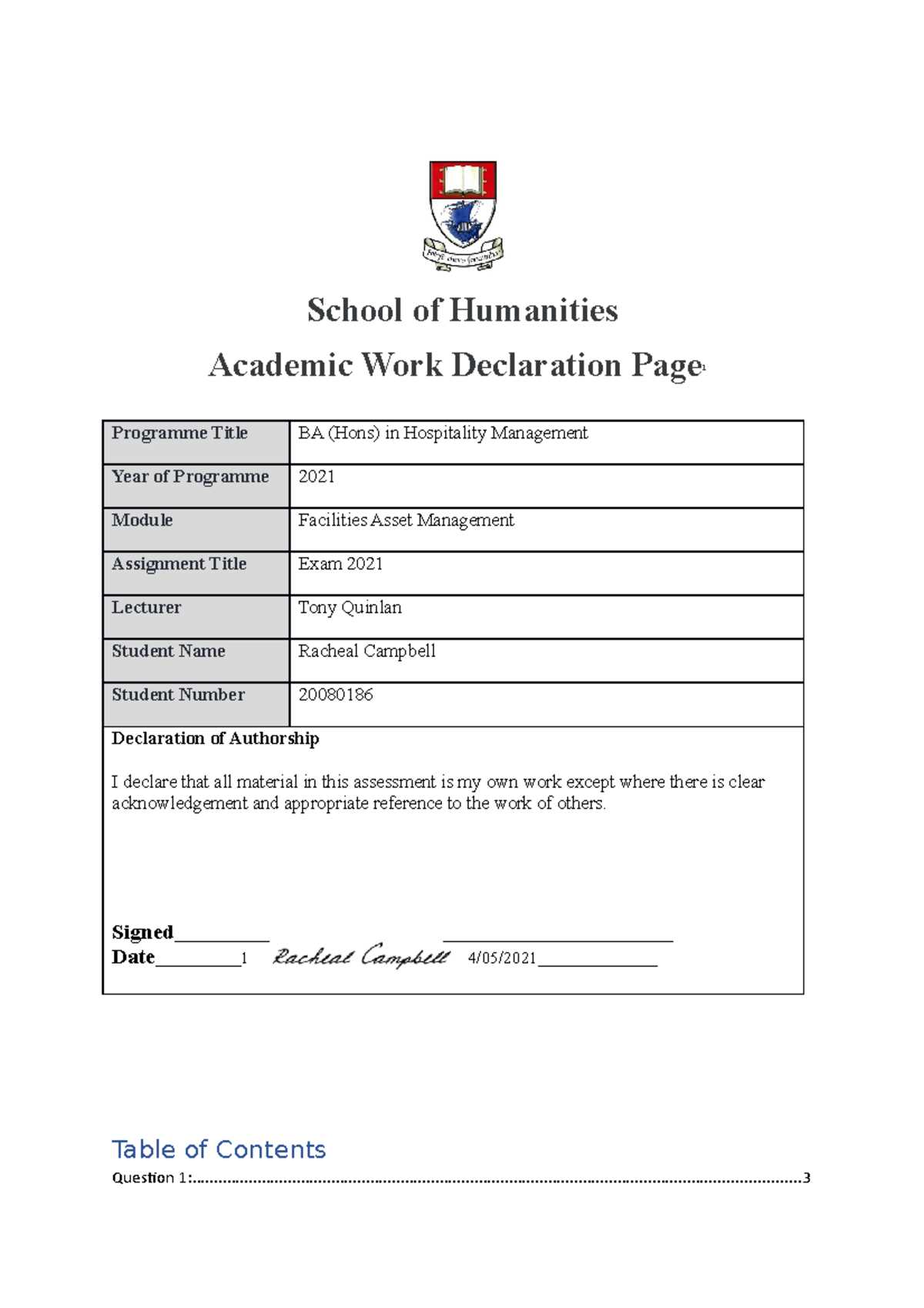 hotel management exam questions and answers