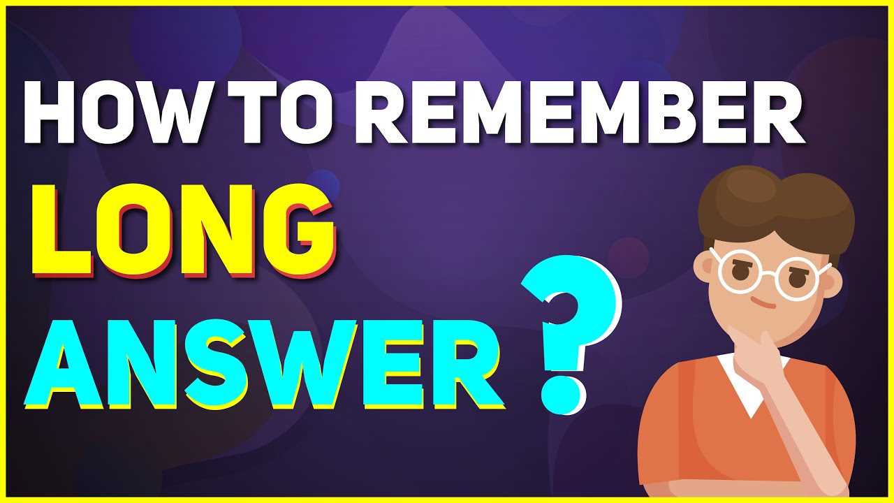 how to memorize answers for exam