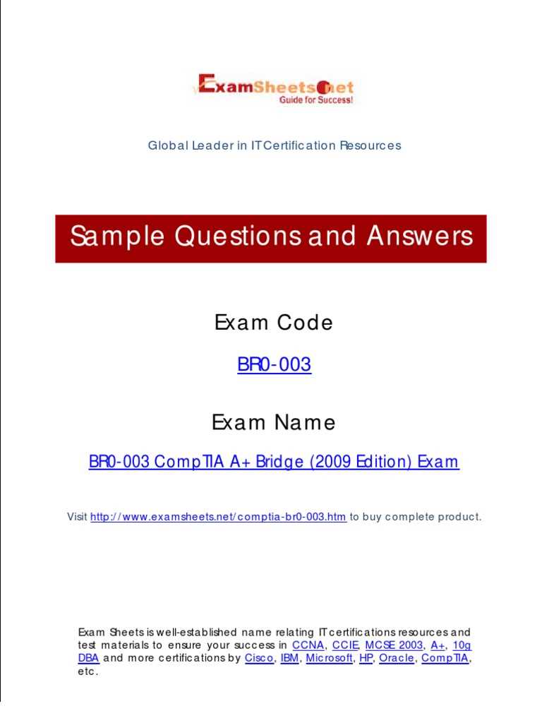 hp certification exam answers