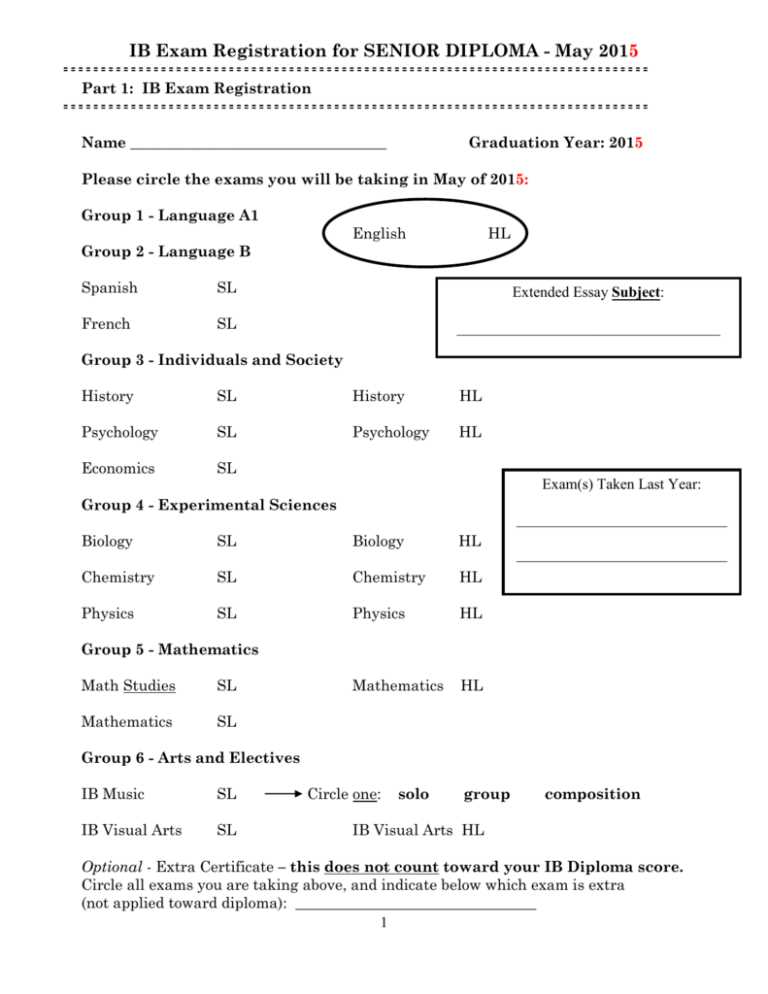 ib exam registration deadline