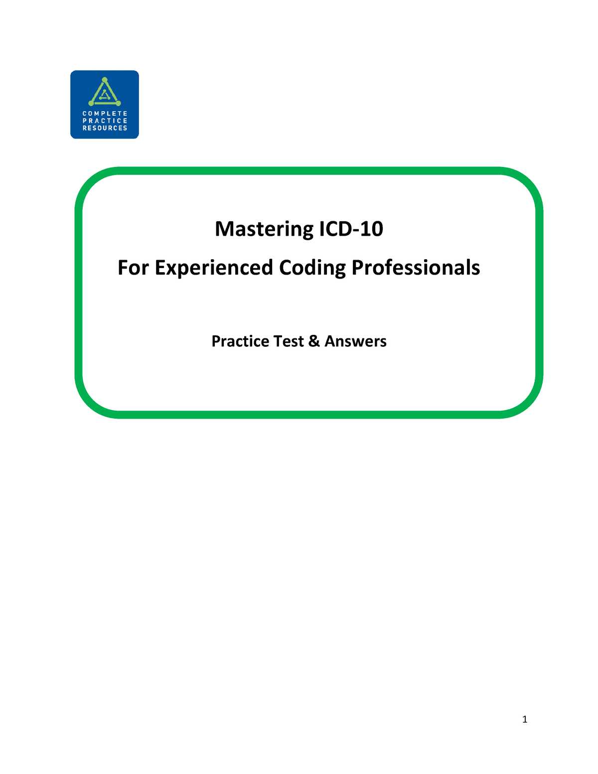 icd 10 coding exercises with answers