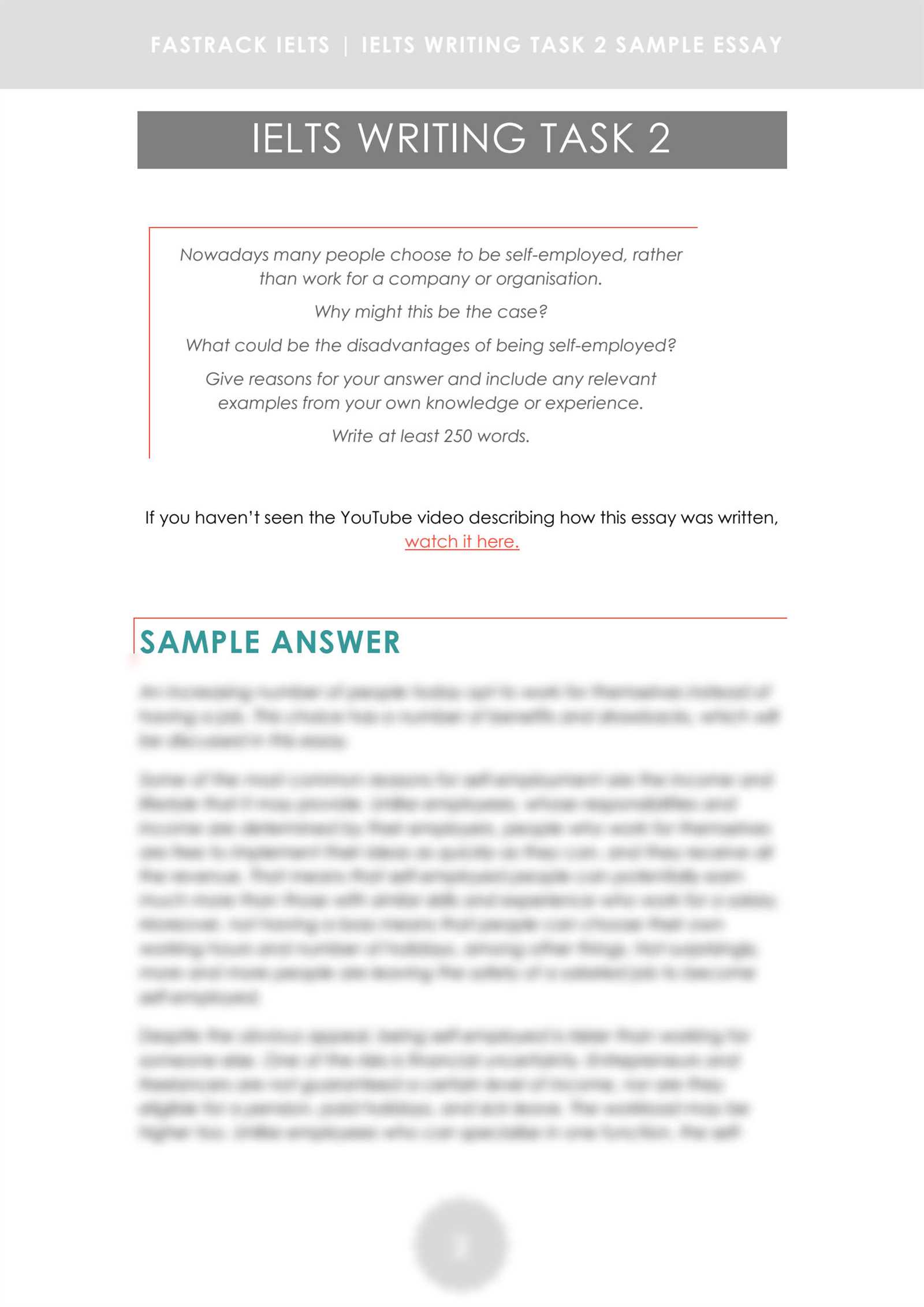 ielts writing task 2 sample answers