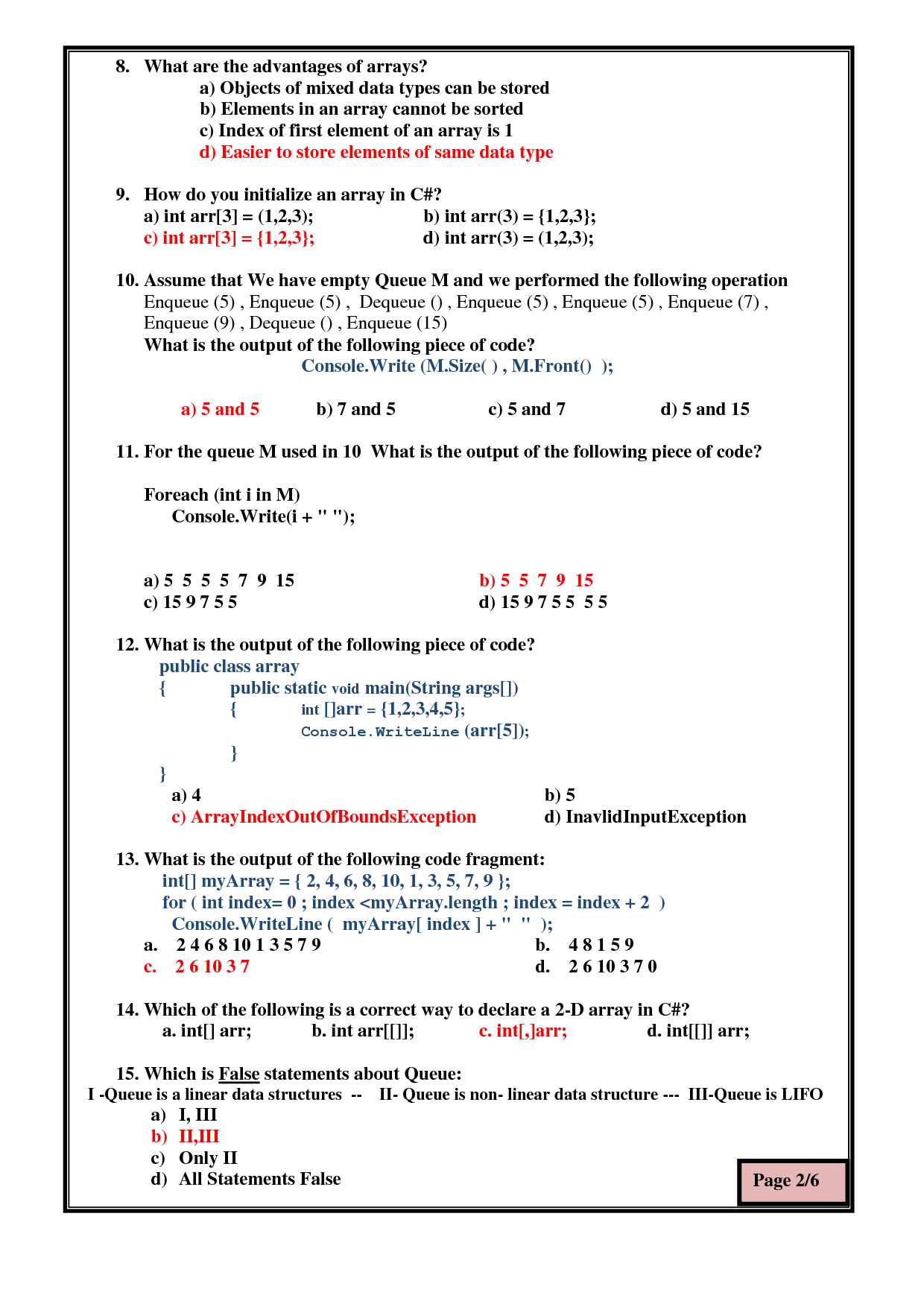 introduction to data science final exam answers