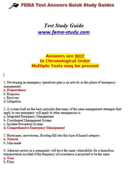 introduction to incident command system exam answers